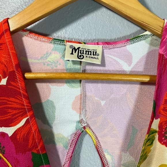 Show Me Your MuMu Hawaiian IBIZA DRESS Floral Size XSmall - Picture 5 of 11